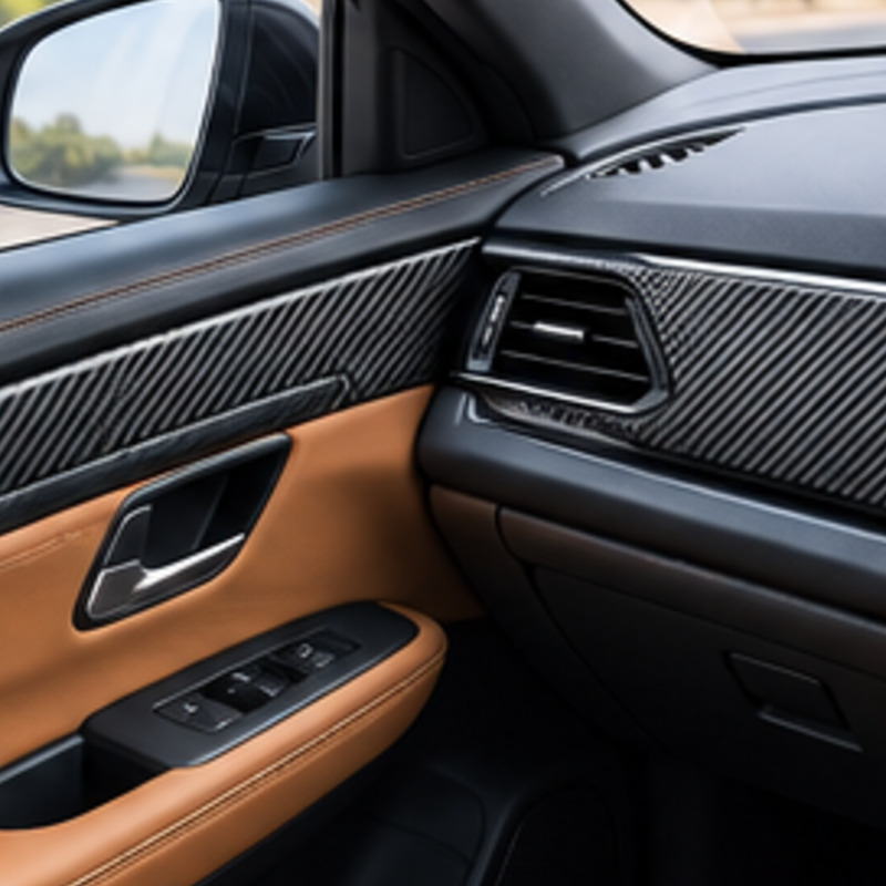 Soft-Touch Dashboard & Door Pad Wrapping